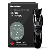Panasonic ER-GB42-K front view showing compact trimmer and clean profile for portability