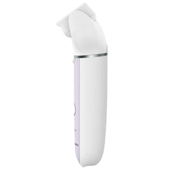 Panasonic pivoting head at 90 degrees following body contours for improved contact