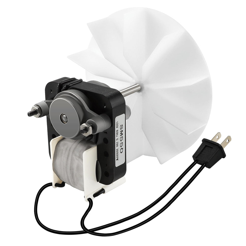 PANDEELS front view of SM550 motor kit showing compact packaged unit and easy replacement benefit