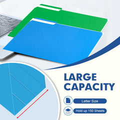 PANDRI six color fanned arrangement illustrating visual filing benefits
