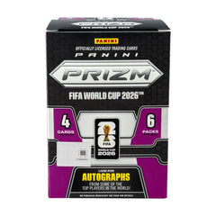 Panini Prizm card close-up highlighting chrome finish and vivid colors for display
