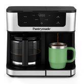 Pantrymade front view showing dual-brew design and space-saving benefit