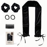 Panykoo kit front view showing band, rod, comb and accessories for easy styling
