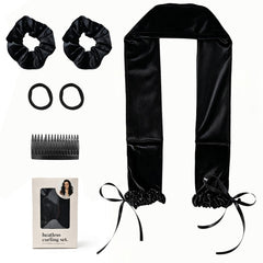 Panykoo kit front view showing band, rod, comb and accessories for easy styling