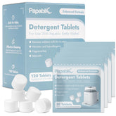 Papablic front packaging showing 120 tablets and clear labeling for easy storage