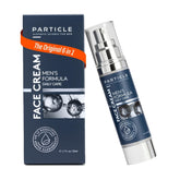 Particle front packaging showing 1.7 oz bottle and sleek label with benefit