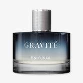 Particle Gravité front bottle showing sleek packaging and travel-ready size benefit