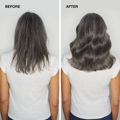 Close-up of hair strand after Paul Mitchell showing thicker appearance