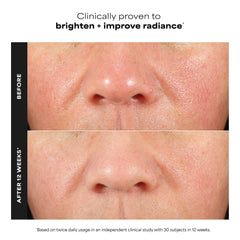 Paula's Choice serum texture on fingertip showing lightweight absorption