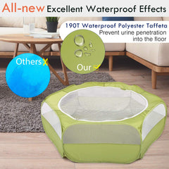 Pawaboo water-resistant base detail protecting floors from spills benefit