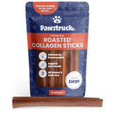Pawstruck front packaging showing five low-odor collagen sticks for convenience