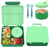 Pawtong front view of bento lunch box showing secure buckle and compact shape for easy carrying