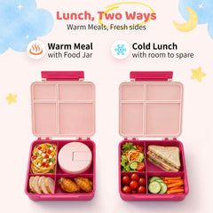 Pawtong bento compartments filled with balanced meal illustrating portion control benefit
