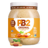 PB2 front of jar showing label and size, highlights convenience