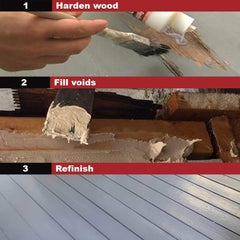 PC Products PC-Woody epoxy paste open tub demonstrating ready-to-use repair putty