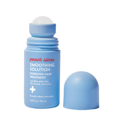 Peach Slices front packaging roller showing applicator and size benefit