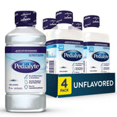 Pedialyte unflavored front bottle showing simple packaging and hydration benefit