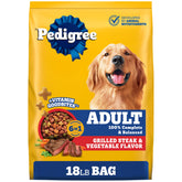Pedigree front packaging showing product and benefits