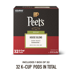 Peet's pod top seal detail showing foil lid and freshness preservation benefit