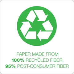 Close-up of Pendaflex recycled fiber texture highlighting durability and eco-friendly material benefit