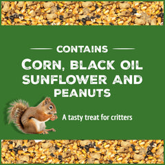 pennington closeup of corn sunflower and peanuts highlighting texture appeal