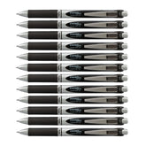 Pentel EnerGel RTX front packaging showing box of 12 for reliable supply