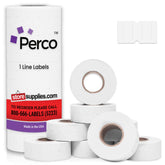 Perco front packaging showing 8-roll sleeve with clear labeling and quick restock benefit