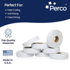 Perco rolls held in hand showing scale, helps order planning