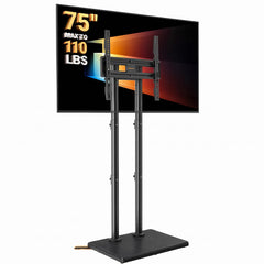 Perlegear front view with TV showing stable, furniture-grade presentation