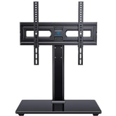 PERLESMITH front view showing TV on stand and stable modern styling