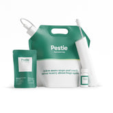 Pestie front package showing kit contents and benefit of full-home coverage