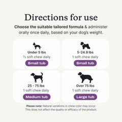 Natural pumpkin and inulin beside PetLab Co. chews illustrating digestive-support ingredients benefit