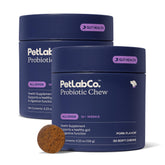 PetLab Co. front packaging showing two jars and clear benefit highlights