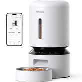 PETLIBRO front view showing compact smart feeder and easy setup