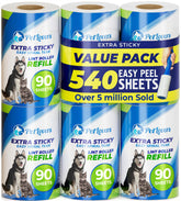 PetLovers refill pack front view showing compact, space-saving design and extra sticky benefit
