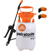 Petra front view of HD101 sprayer showing handle and tank for easy carrying