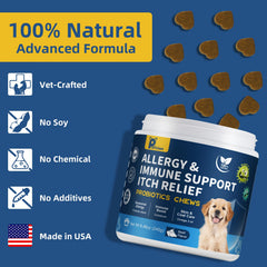 Dog accepting a Petrivium chew, demonstrates easy administration and palatability