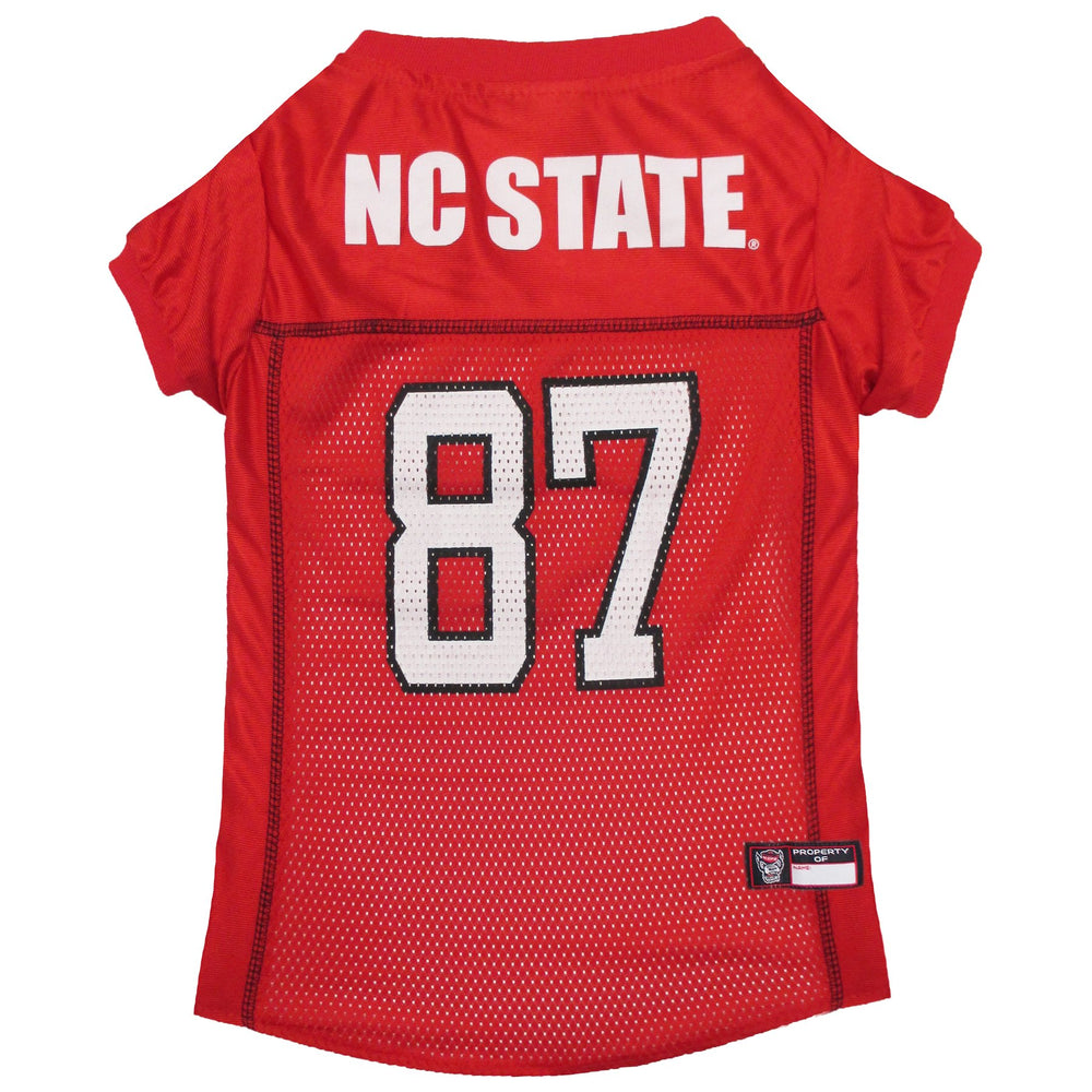 Pets First front view jersey on small dog showing team colors and comfortable fit