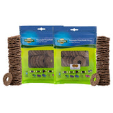PetSafe front packaging showing 60 treat rings and resealable bag benefit