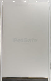 PetSafe front view of replacement flap showing full panel and fit benefit
