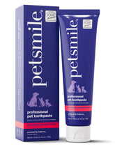 petsmile front packaging showing rotisserie chicken flavor and size benefits