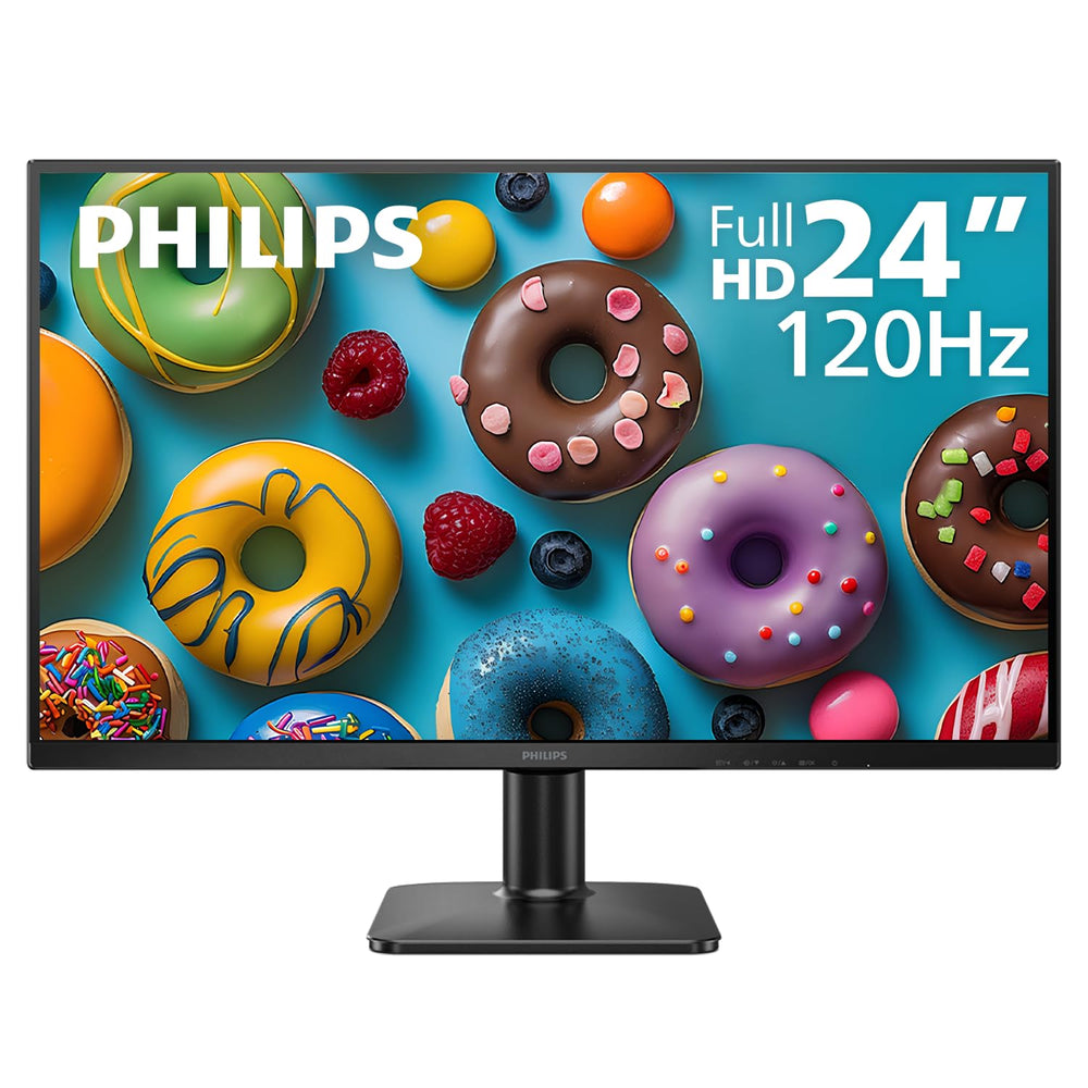 PHILIPS monitor front view showing clear FHD display and slim bezels for focused work