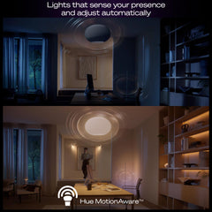 Philips Hue Bridge Pro top close-up showing build detail and premium finish benefit