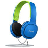 PHILIPS headphones front view showing playful design and comfortable fit