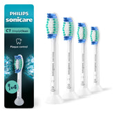 Philips Sonicare front packaging showing four C1 SimplyClean heads and value pack benefit