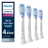 Philips Sonicare front packaging showing 4-pack and benefits for gum health
