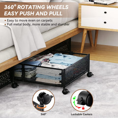 PHINOX folded flat to compact size demonstrating easy storage to save space