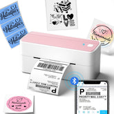 phomemo 241BT front view showing compact body and control buttons for efficient printing