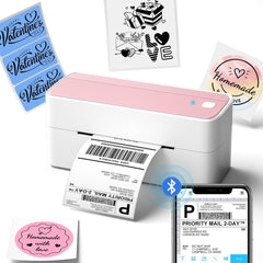 phomemo 241BT front view showing compact body and control buttons for efficient printing