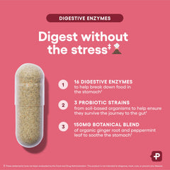 Physician's CHOICE capsules placed near a meal illustrating meal-time use convenience